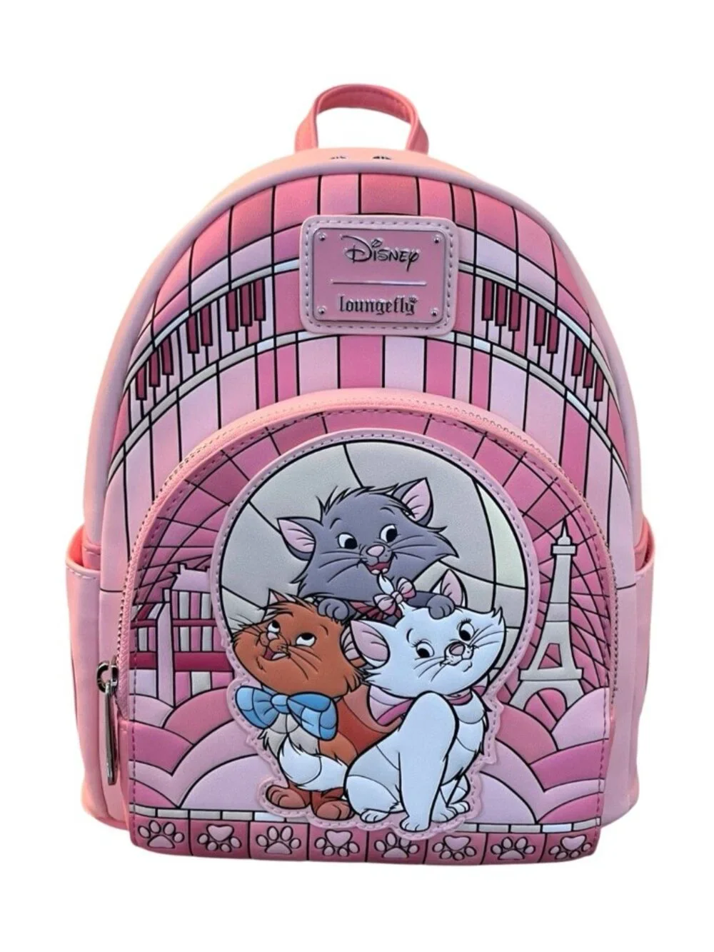 Loungefly The Aristocats Exclusive Stained Glass Mini Backpack Marie Toulous NWT